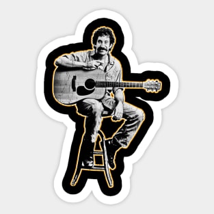 Retro Jim Croce Sticker